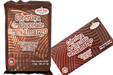 Cobertura de Chocolate Semiamargo